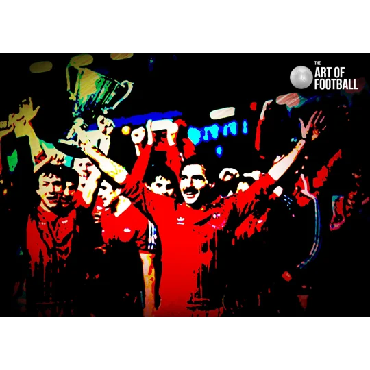Aberdeen 1983 Cup Winners Victory-Inspired Art Tribute Digital Print
