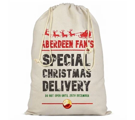Aberdeen Christmas Football Delivery Santa Sack