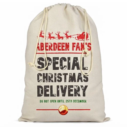Aberdeen Christmas Football Delivery Santa Sack