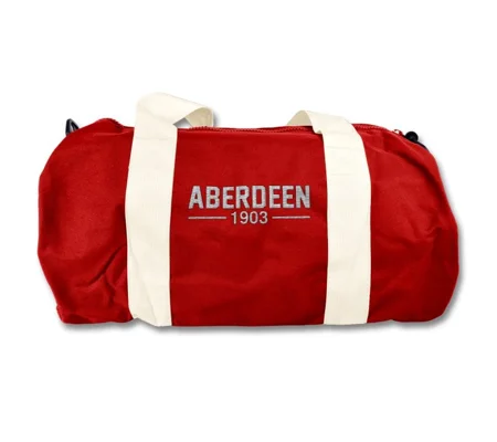 Aberdeen Retro Style Holdall Barrel Kitbag
