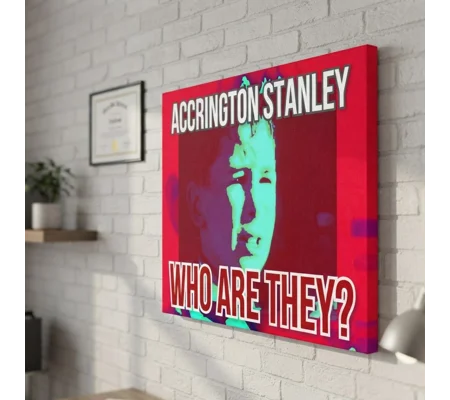 Accrington Who Are They Canvas Print