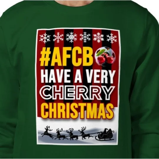 Bournemouth Christmas Novelty Sweatshirt