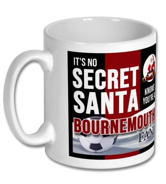 Bournemouth Secret Santa Christmas Gift Mug