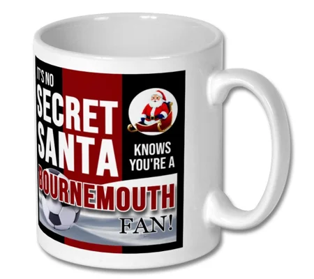 Bournemouth Secret Santa Christmas Gift Mug