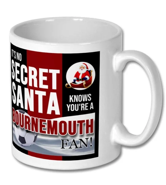 Bournemouth Secret Santa Christmas Gift Mug