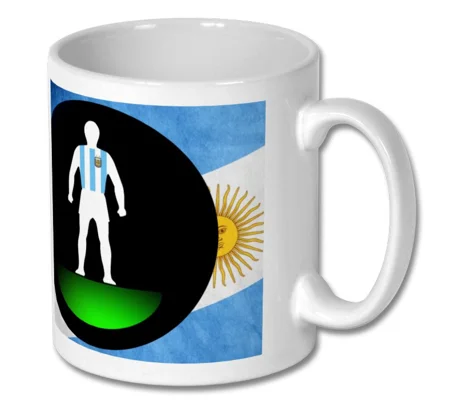 Argentina Football Figure Art Mug