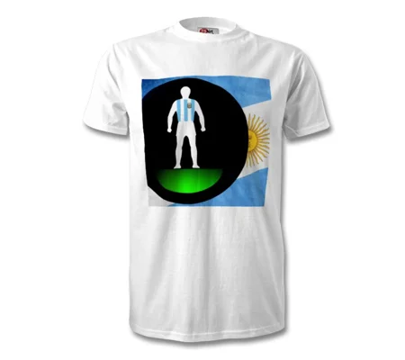 Argentina Football Figure Art T-shirt