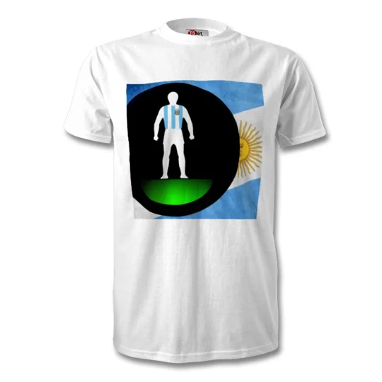 Argentina Football Figure Art T-shirt