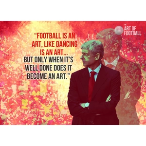 Arsenal Arsene Wenger Quote Pop-art Digital Print
