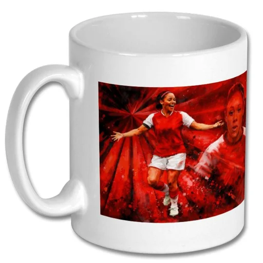 Arsenal Alex Scott Iconic Legend Mug | Football Art Gift