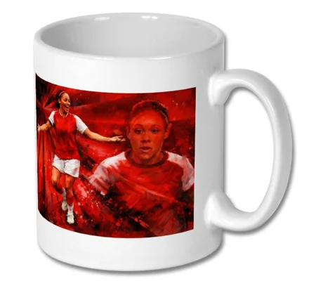 Arsenal Alex Scott Iconic Legend Mug | Football Art Gift