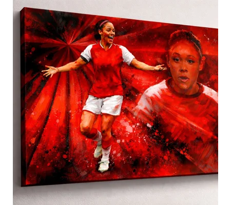 Arsenal Alex Scott Iconic Legend Canvas Print