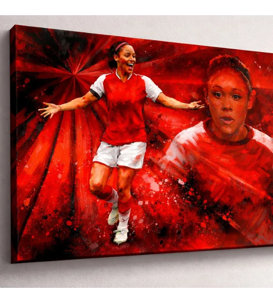 Arsenal Alex Scott Iconic Legend Canvas Print