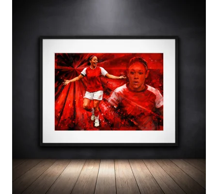 Arsenal Alex Scott Iconic Legend Framed Print