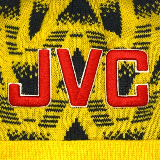 Arsenal-Inspired Bruised Banana Retro Bobble Hat