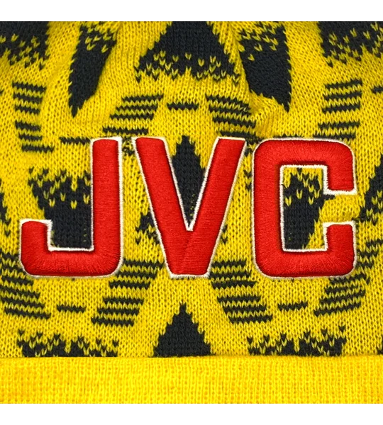 Arsenal Colours Bruised Banana Retro-Style Bobble Hat