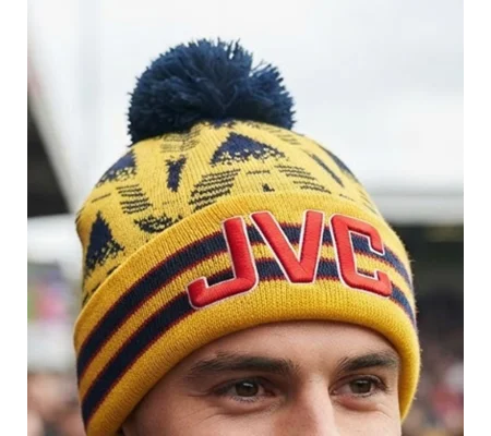 Arsenal-Inspired Bruised Banana Retro Bobble Hat