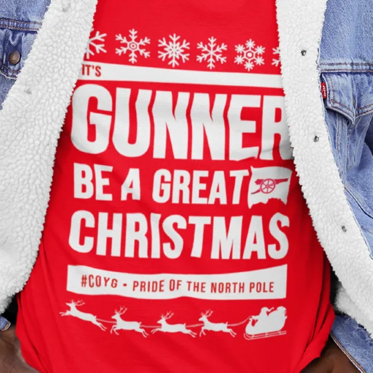 Arsenal Its Gunner be a Great Christmas T-Shirt