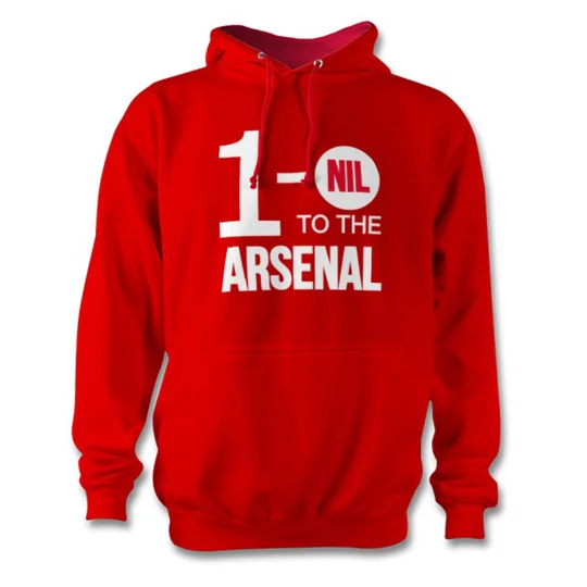 Arsenal One Nil to the Arsenal Red Hoodie