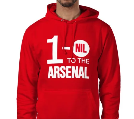 Arsenal One Nil to the Arsenal Red Hoodie