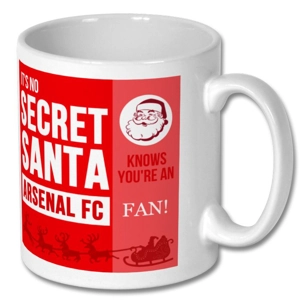 Arsenal Secret Santa Christmas Gift Mug