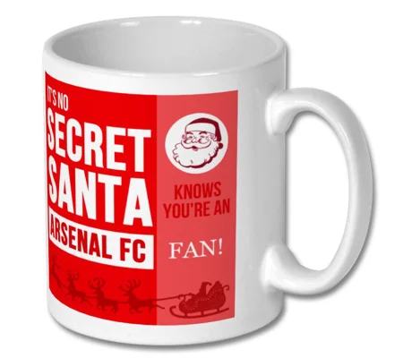 Arsenal Secret Santa Christmas Gift Mug