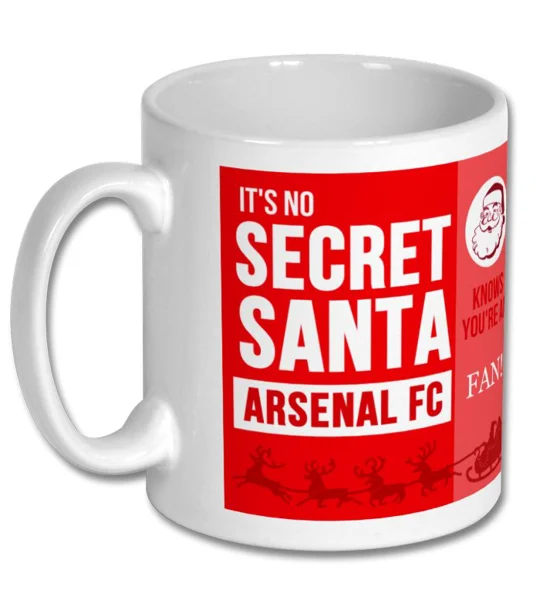 Arsenal Secret Santa Christmas Gift Mug