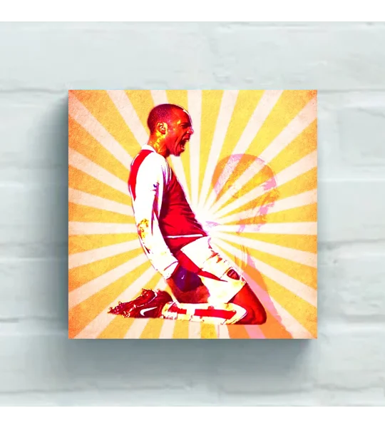 Arsenal Thierry Henry Iconic Pop-art Canvas Print