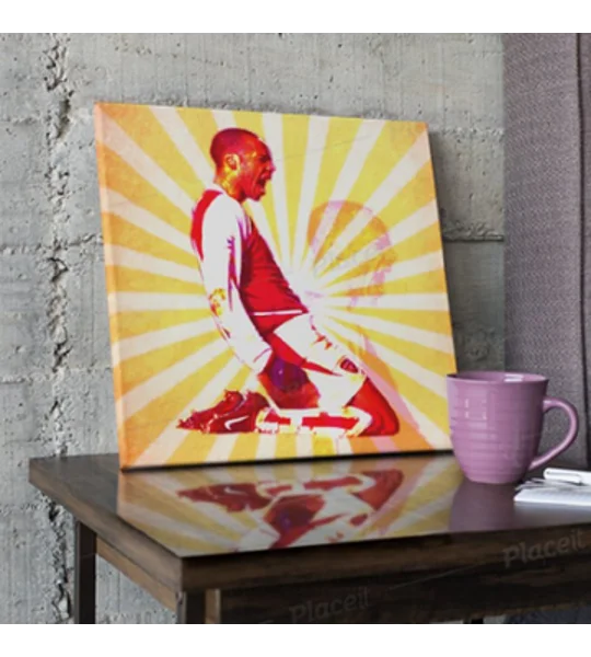 Arsenal Thierry Henry Iconic Pop-art Canvas Print