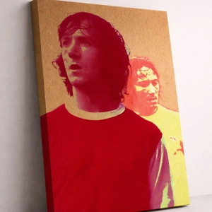 Arsenal George Armstrong Iconic Legend Canvas Art Print | Football Wall Art
