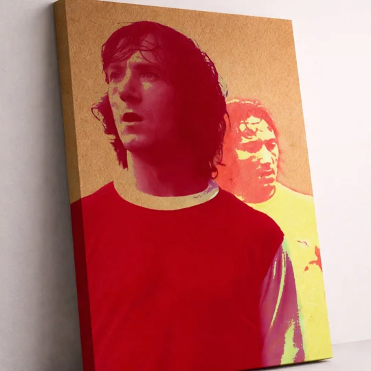 Arsenal George Armstrong Iconic Legend Canvas Art Print | Football Wall Art