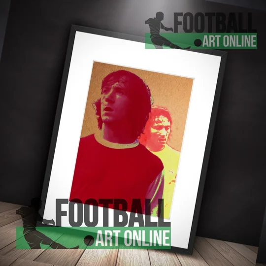 Arsenal George Armstrong Iconic Legend Framed Art Print | Football Wall Art