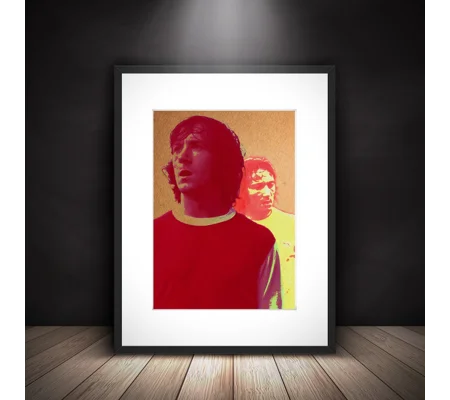 Arsenal George Armstrong Iconic Legend Framed Art Print | Football Wall Art