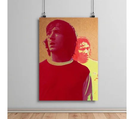 Arsenal George Armstrong Iconic Legend Poster | Football Wall Art