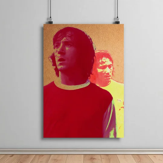Arsenal George Armstrong Iconic Legend Poster | Football Wall Art