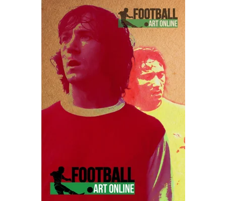 Arsenal George Armstrong Iconic Legend Digital Art Print | Football Wall Art