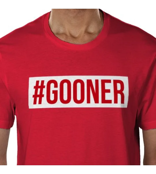 Gooner Hashtag Fan T-Shirt