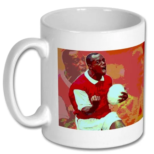 Arsenal Inspired Art | Ian Wright Iconic Pop-art style Mug