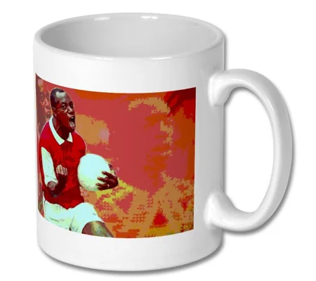 Arsenal Inspired Art | Ian Wright Iconic Pop-art style Mug