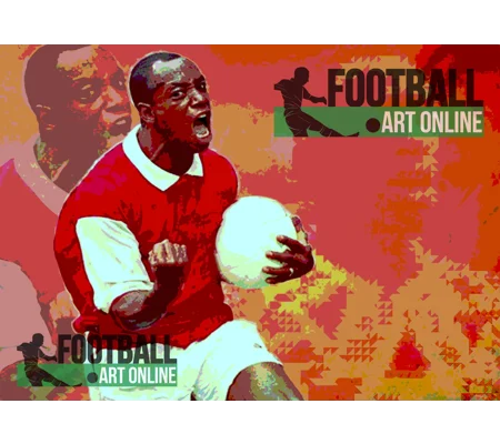 Arsenal Inspired Art | Ian Wright Iconic Pop-art style Digital Print