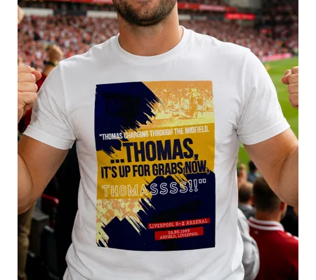 Arsenal Michael Thomas Its up for grabs now T-Shirt