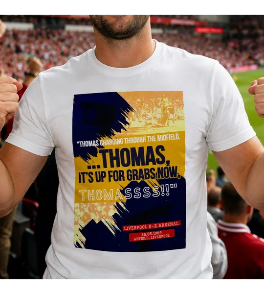 Arsenal Michael Thomas Its up for grabs now T-Shirt