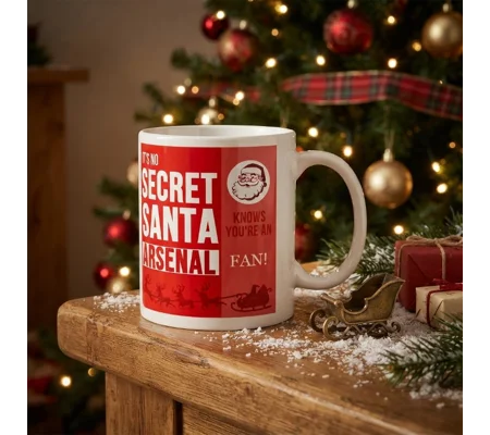 Arsenal-Inspired Secret Santa Christmas Gift Mug