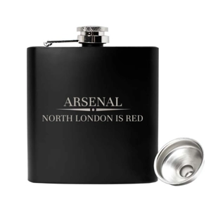 Arsenal North London is Red 6oz Luxury Hip Flask