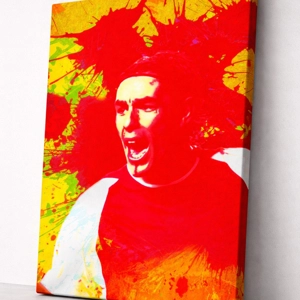 Arsenal Robert Pires Canvas Print Wall Art