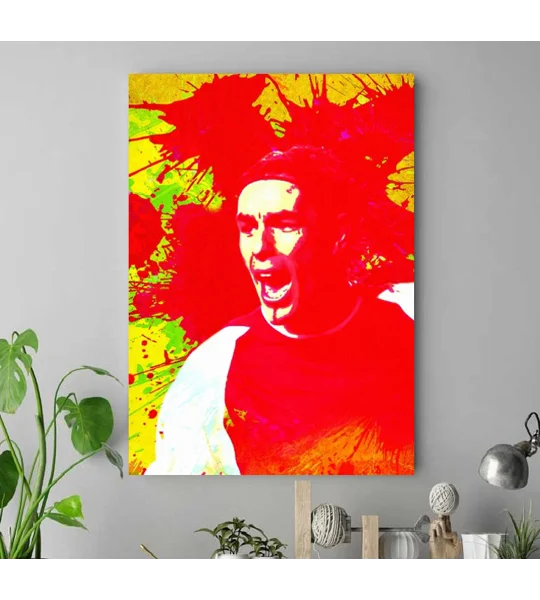 Arsenal Robert Pires Canvas Print Wall Art