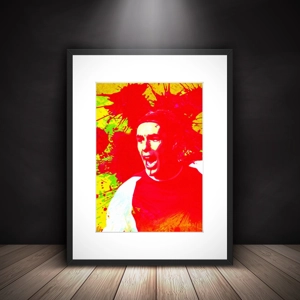 Arsenal Robert Pires Framed Iconic Football Print