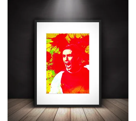 Arsenal Robert Pires Framed Iconic Football Print