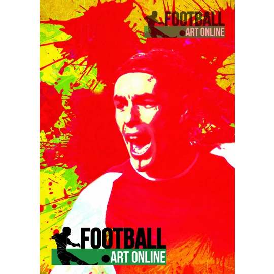 Arsenal Legend Robert Pires Wall Art Poster | Soccer artwork