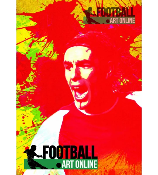 Arsenal Legend Robert Pires Wall Art Poster | Soccer artwork